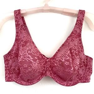 Lane Bryant Cacique Lace Full Coverage Bra 40DDD